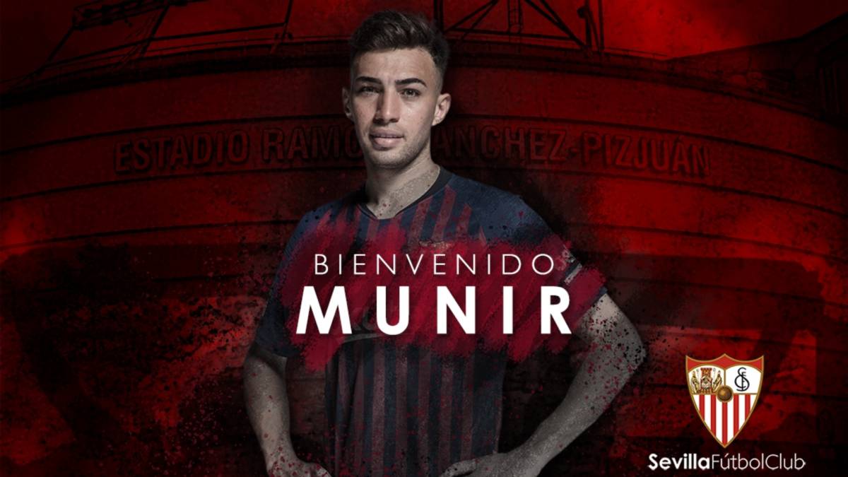 El Sevilla firma a Munir El Haddadi hasta 2023. El delantero ex del Barcelona estuvo ya en el Sánchez Pizjuán y Pablo Machín lo tendrá este lunes.