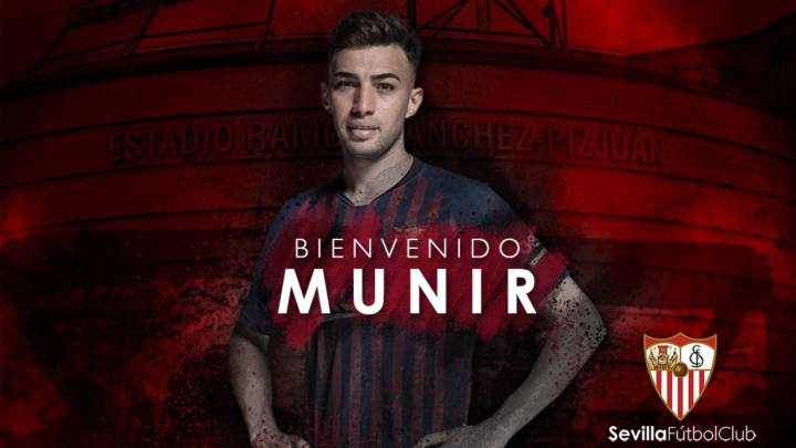 El Sevilla firma a Munir El Haddadi hasta 2023. El delantero ex del Barcelona estuvo ya en el Sánchez Pizjuán y Pablo Machín lo tendrá este lunes.