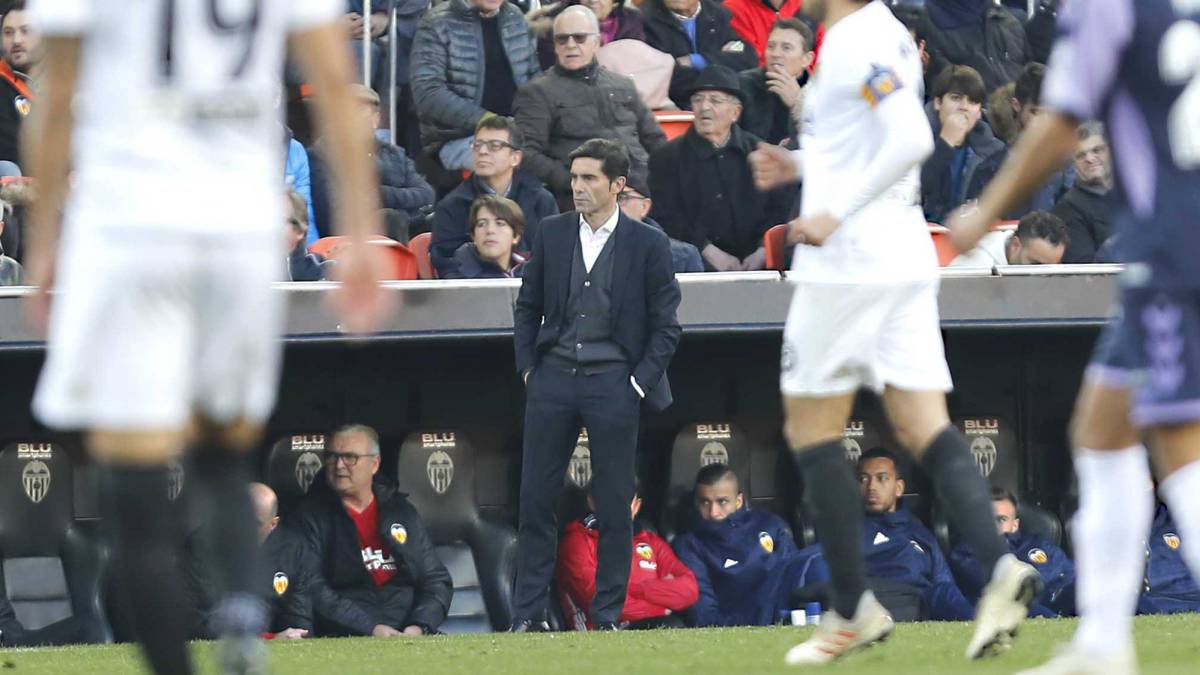 Marcelino: "El club está por encima, no temo por mi puesto"