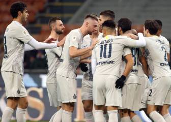 El Inter destroza al Benevento en el desierto de San Siro