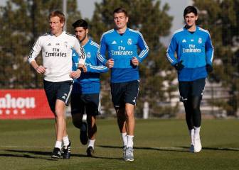 Llorente, Asensio, Toni Kroos, Courtois y Bale ya corren