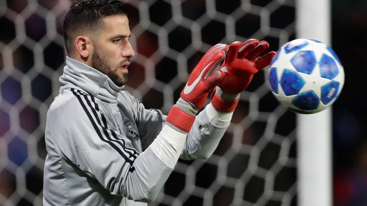 Kiko Casilla, portero del Real Madrid.