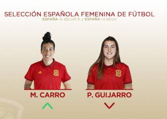 Marta Carro sustituye a Patri Guijarro en la Selección