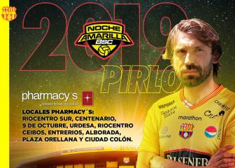 Pirlo y Alianza Lima, invitados de Barcelona de Guayaquil para la 'Noche Amarilla' 2019