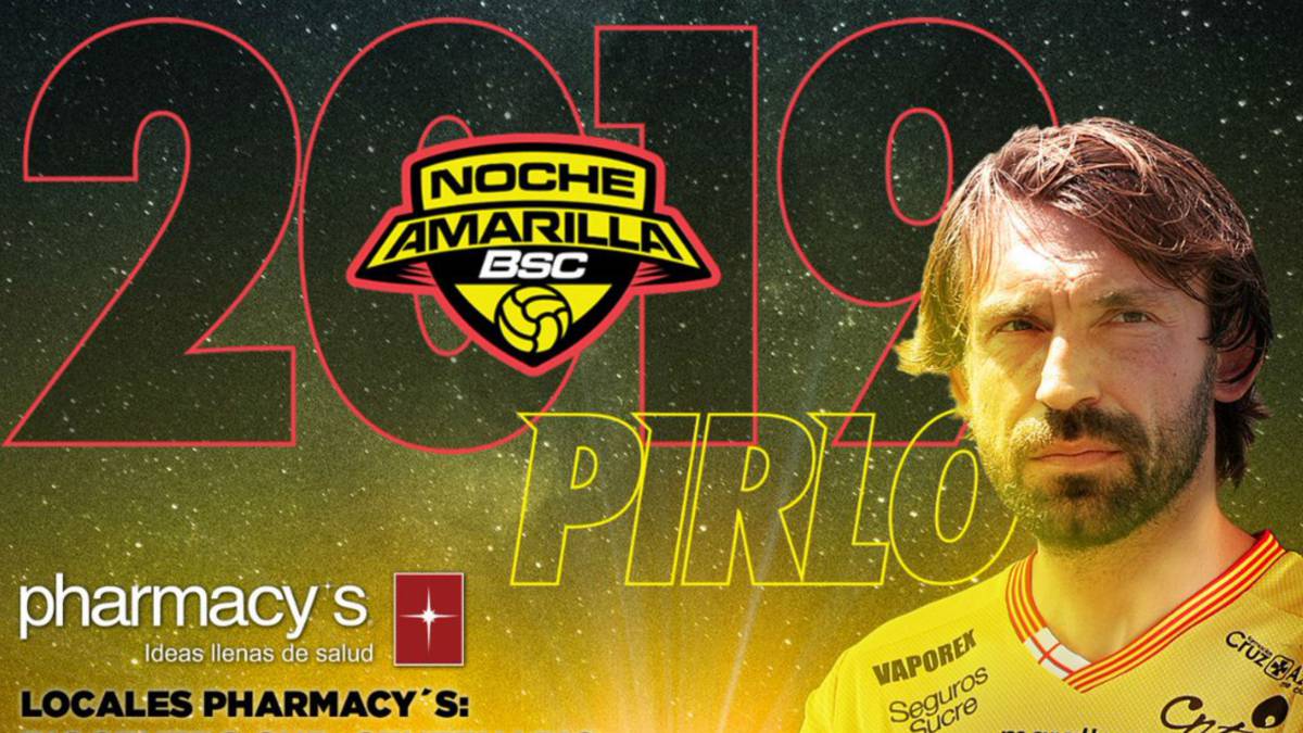 Pirlo y Alianza Lima, invitados de Barcelona de Guayaquil para la 'Noche Amarilla' 2019