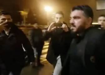 Gattuso tira el teléfono de un periodista al suelo y ni se inmuta