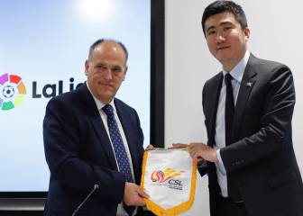 Javier Tebas exportará su control económico a la liga China