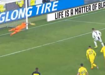 El primer penalti que falla Cristiano en Italia: lo paró un portero de 39 años