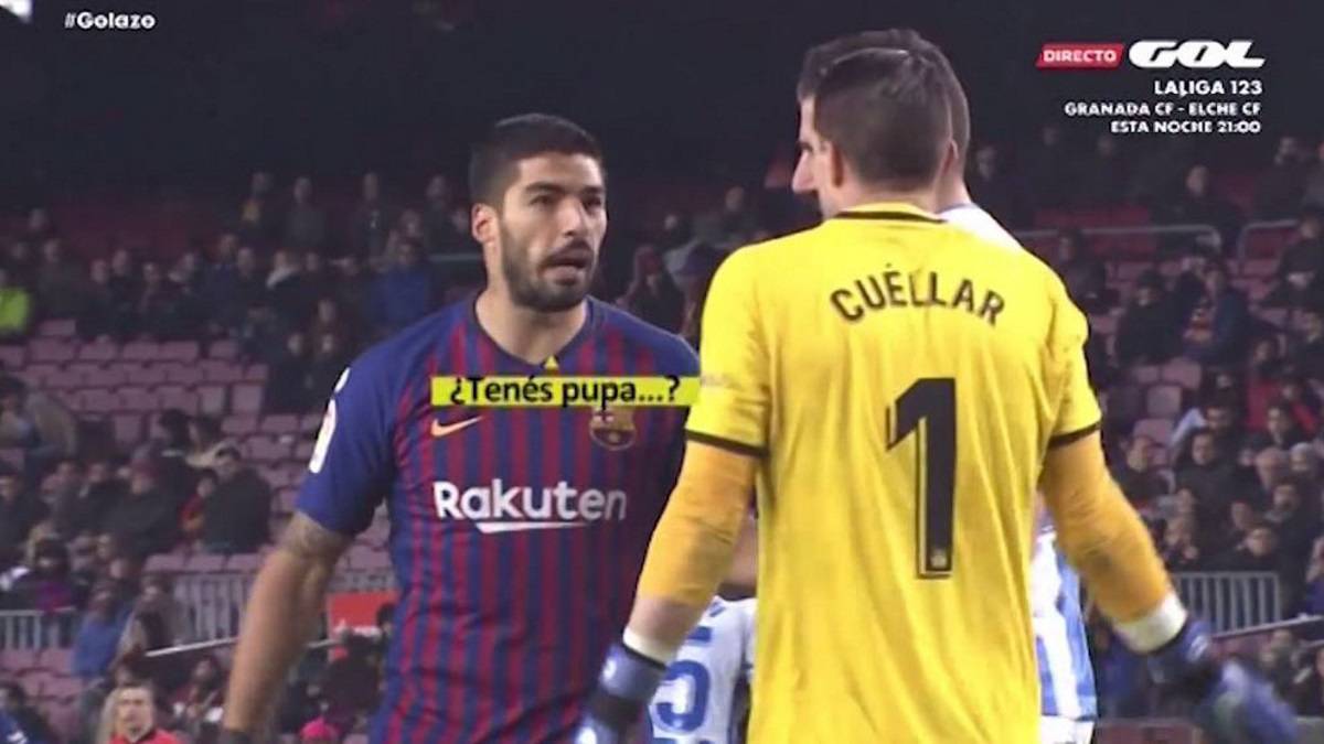 La conversación entre Cuéllar y Luis Suárez: "¿Tienes pupa?"