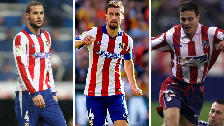 Mario Suárez, Gabi y Aguilera.