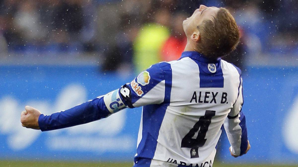 Álex Bergantiños, jugador del Deportivo.