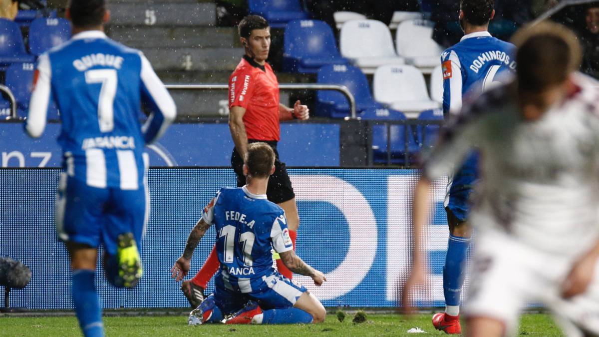 Fede Cartabia celebra el gol contra el Albacete