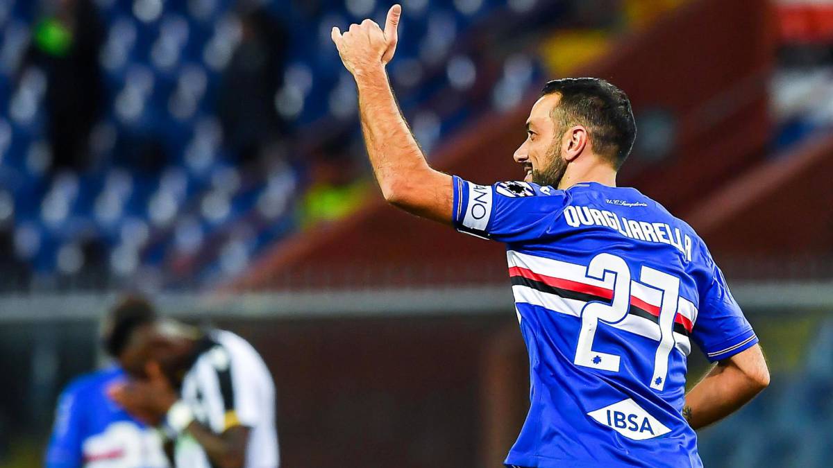 Quagliarella iguala el récord de Batistuta: 11 partidos seguidos marcando