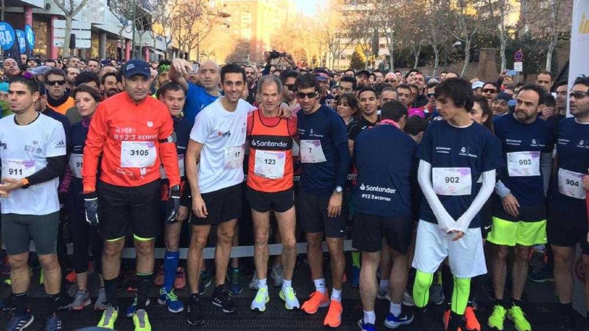 Abel Antón corrió la III Carrera Solidaria Fundación Real Madrid