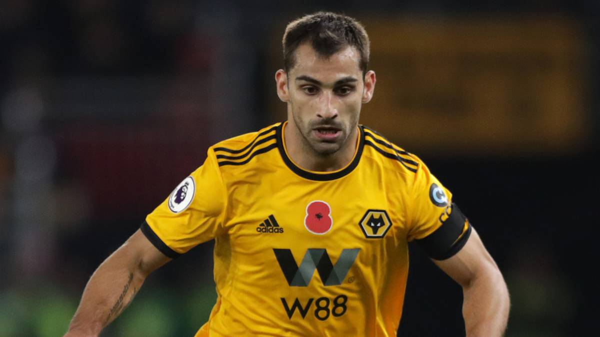 Jonny Otto con el Wolverhampton.