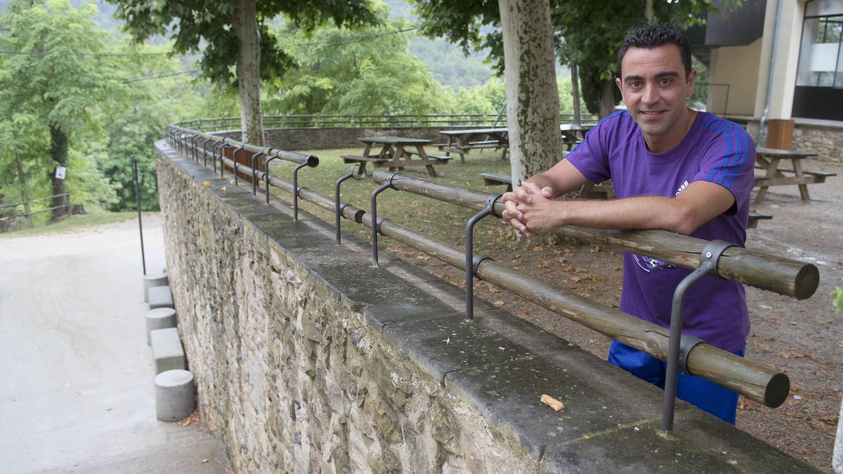 Xavi se asocia con un futuro candidato a presidente del Barça