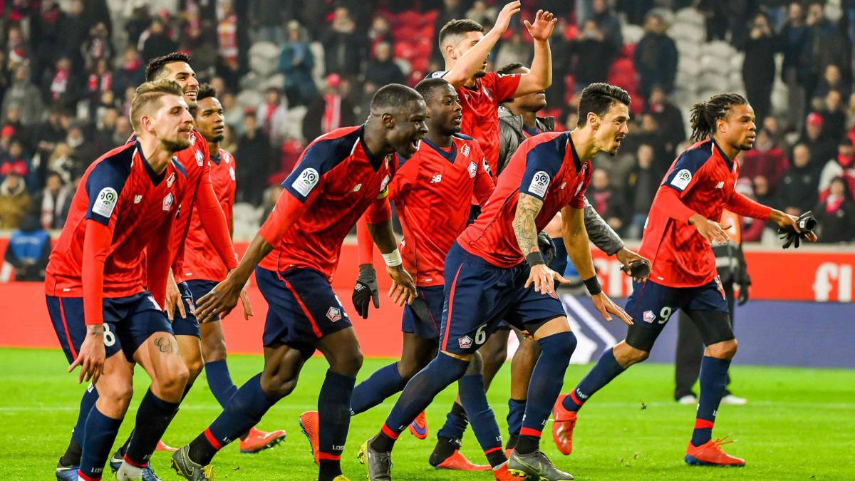 El Lille golea al Niza y abre hueco sobre el Lyon