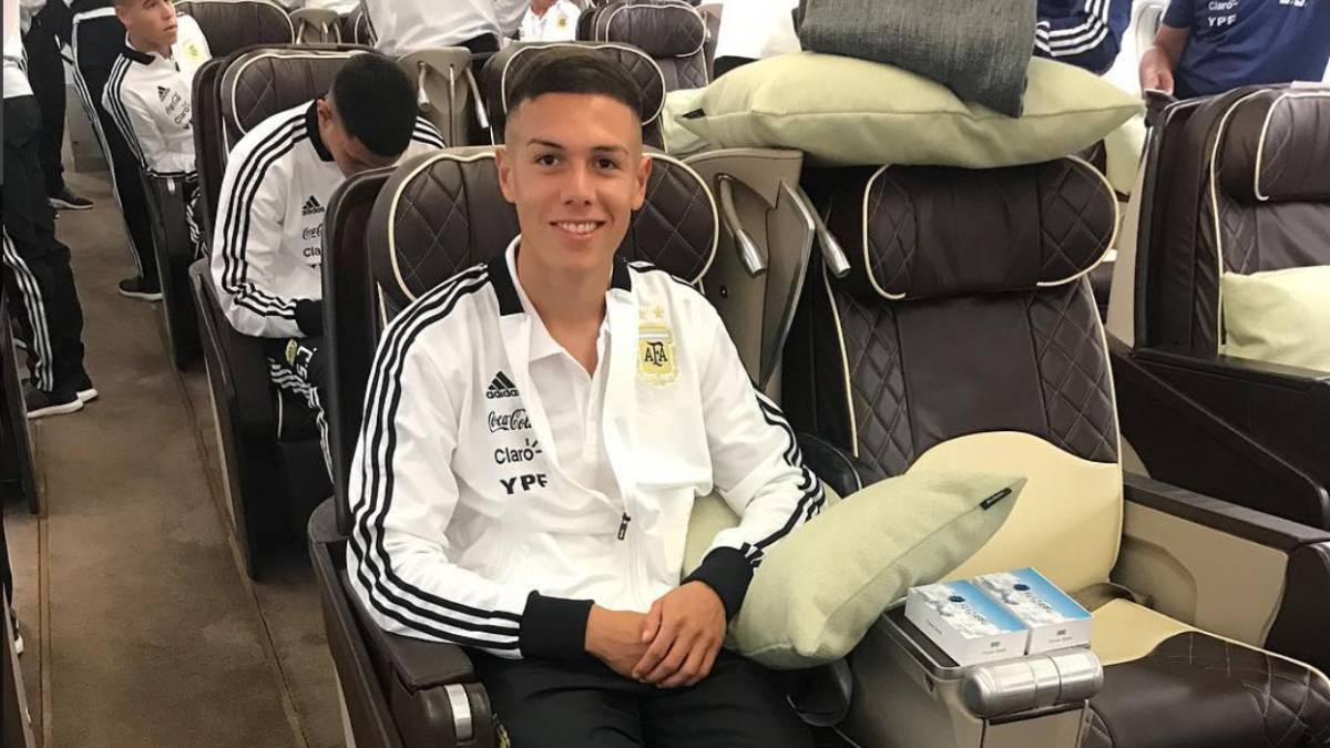 Nehuén Pérez, jugador del Atlético, está con Argentina Sub-20