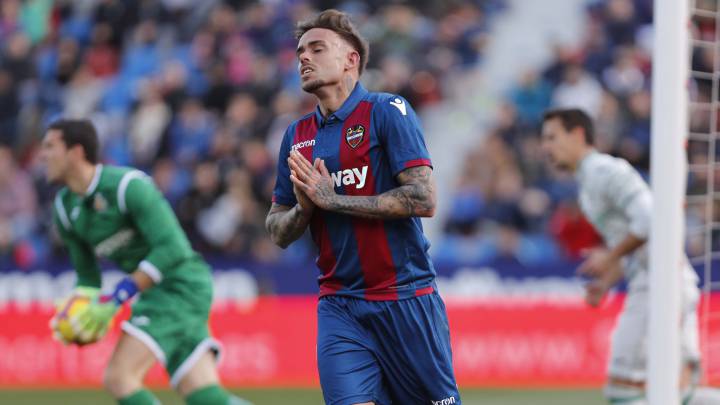 Resumen del Levante 0-0 Getafe. Partido muy igualado en el Ciutat de Valencia con un único arreón de los granotas que David Soria se encargó de neutralizar