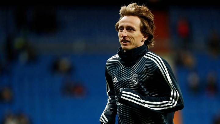 Modric con el Real Madrid