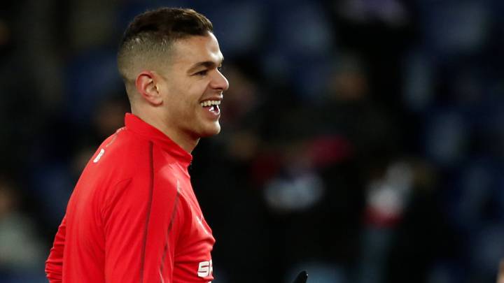 El jugador francés del Rennes, Hatem Ben Arfa, durante un partido.