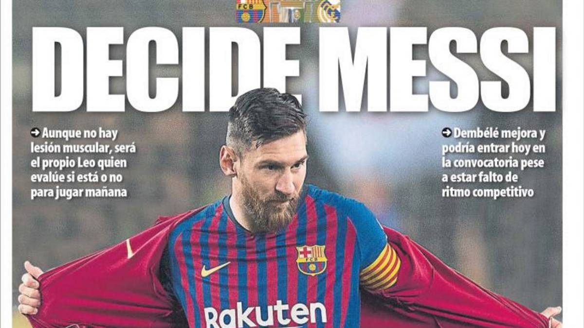 Messi y su lesión: da para todas las opciones posibles