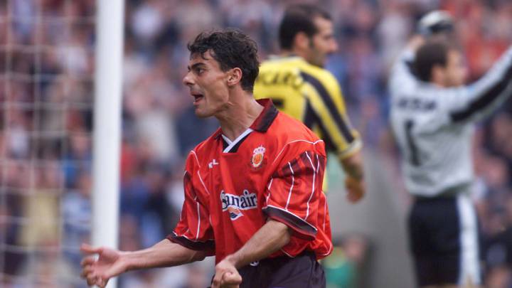 Gol de Dani en la final de la Recopa entre el Mallorca y Lazio.