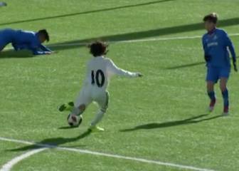 Iago, the Real starlet being compared to Messi, nets pearler