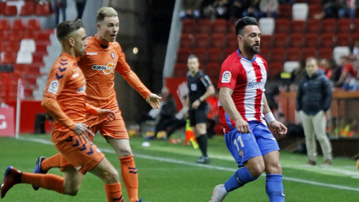 Sporting - Osasuna en directo: LaLiga 1I2I3 en vivo, jornada 25