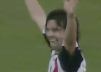 El día que Simeone debutó entrenando a San Lorenzo, Solari marcó un gol de bandera