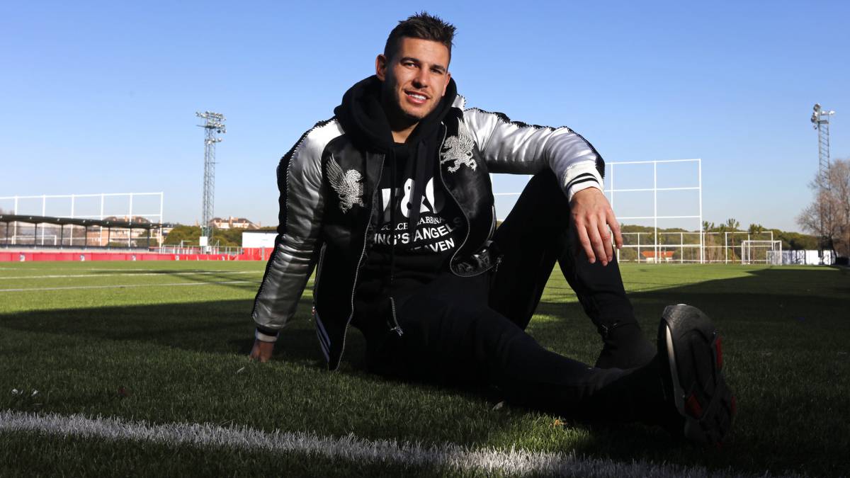 Lucas Hernández en la entrevista para As