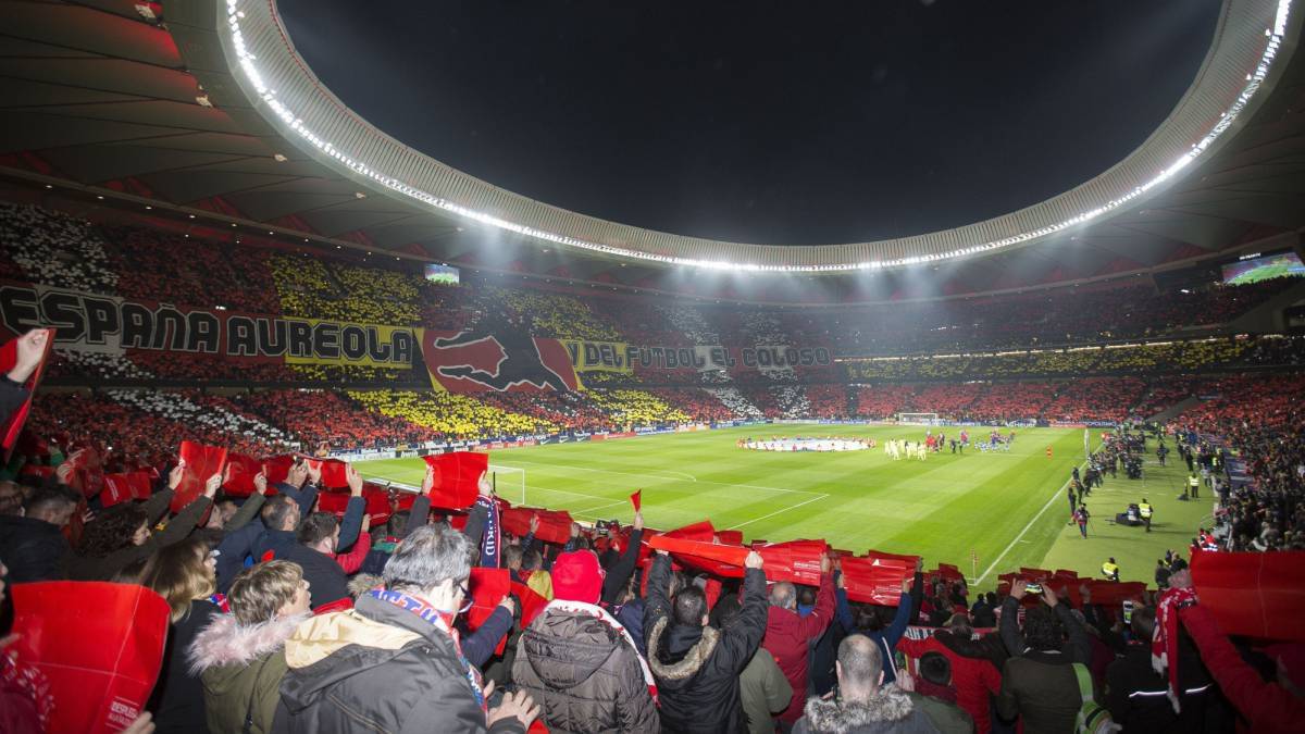 68.000 banderas recibirán al Atlético en el derbi
