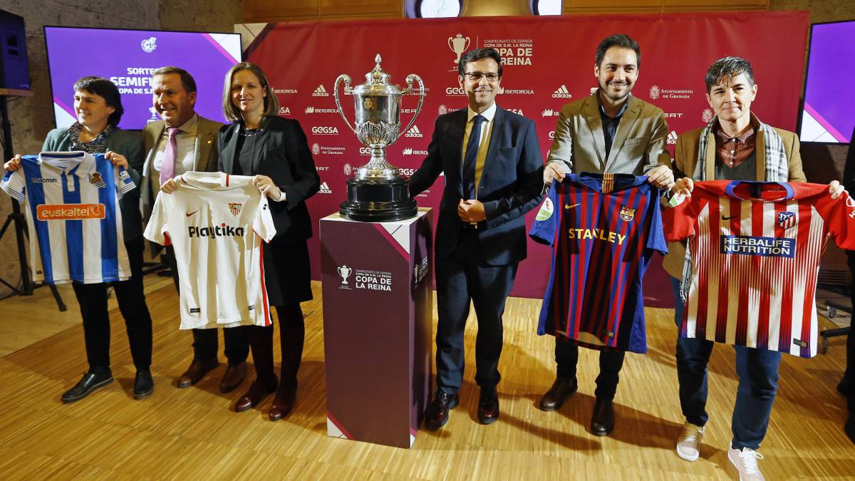 Así quedó el sorteo de Copa de la Reina.