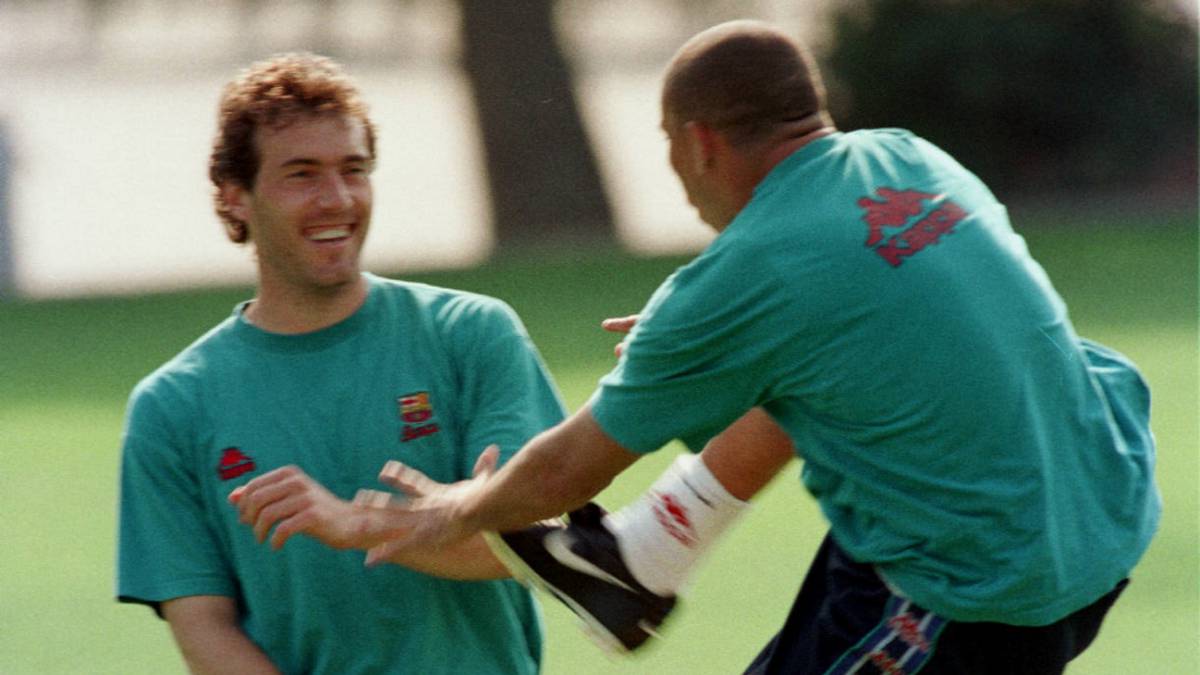 "Cantona, tenemos un problema, acabo de firmar por el Barça"