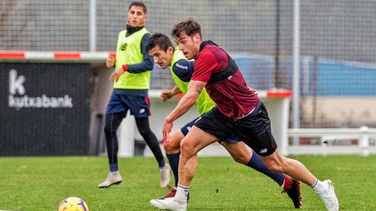 Ibai comparte sesión con su pupilo en el Santutxu