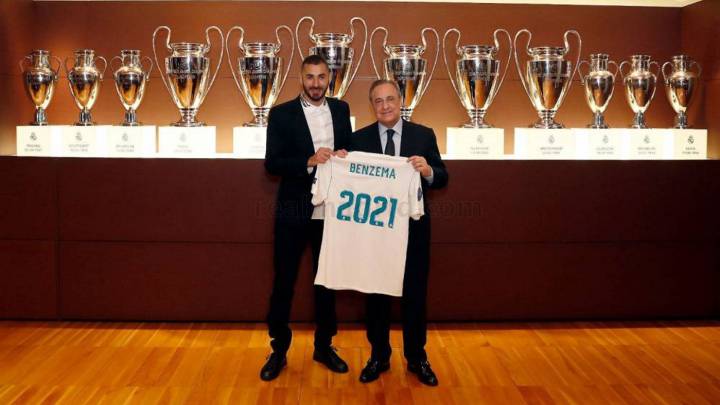 "Karim Benzema is the best nine in the world" - Florentino Pérez