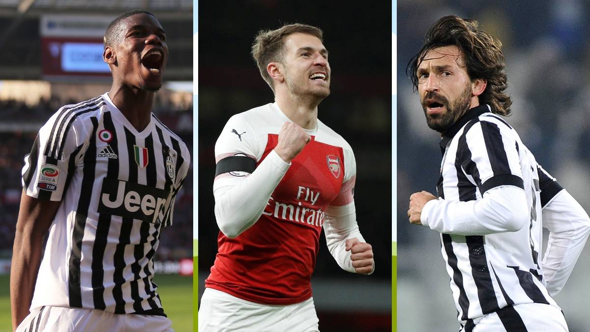 Pogba, Ramsey y Pirlo