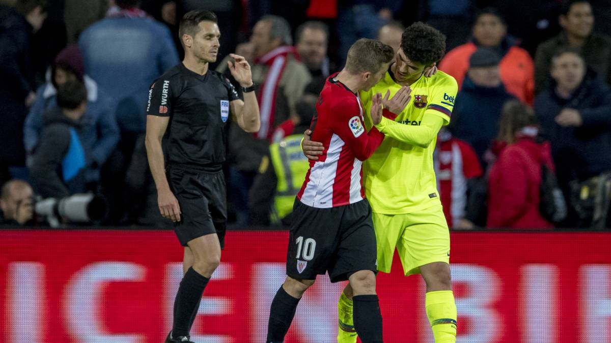 A Muniain el punto ante el Barça le supo a gloria