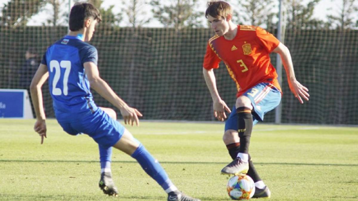 La Sub-19 española vence con goles de Cantero y Marqués