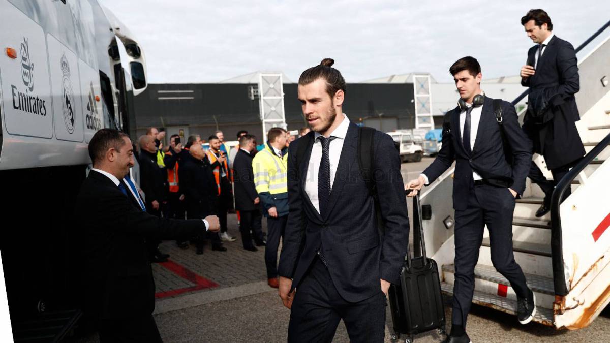 El Madrid, llegando a Ámsterdam el martes.