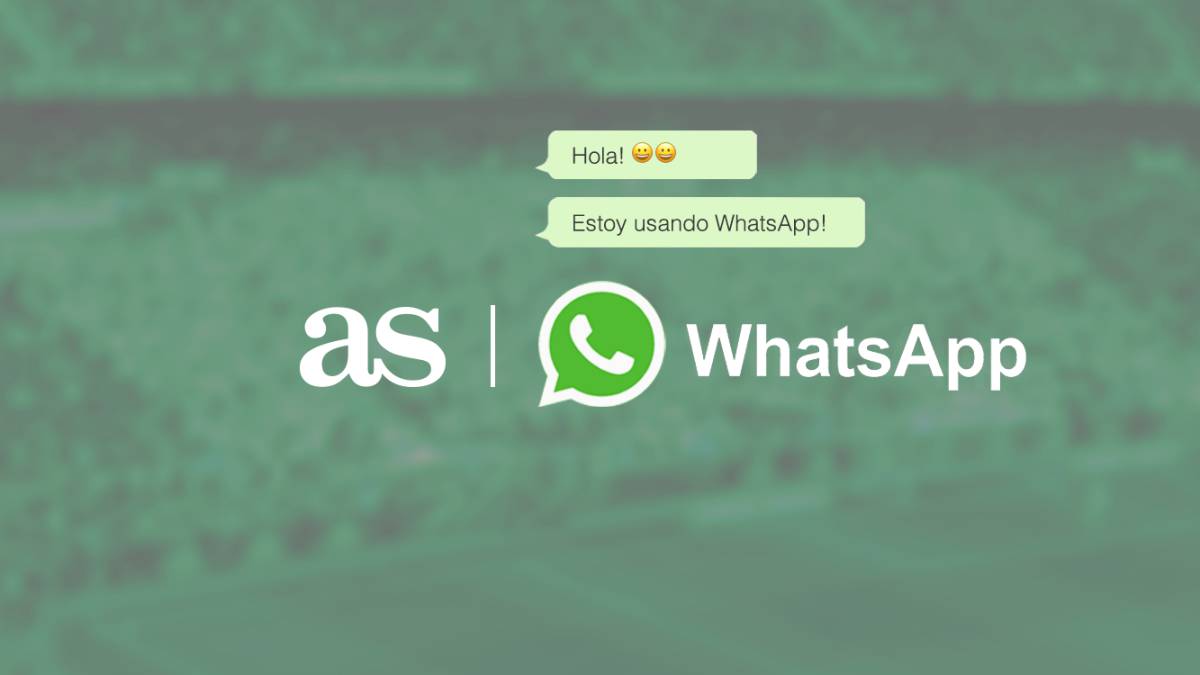 Llegan las notificaciones de Diario As a través de WhatsApp