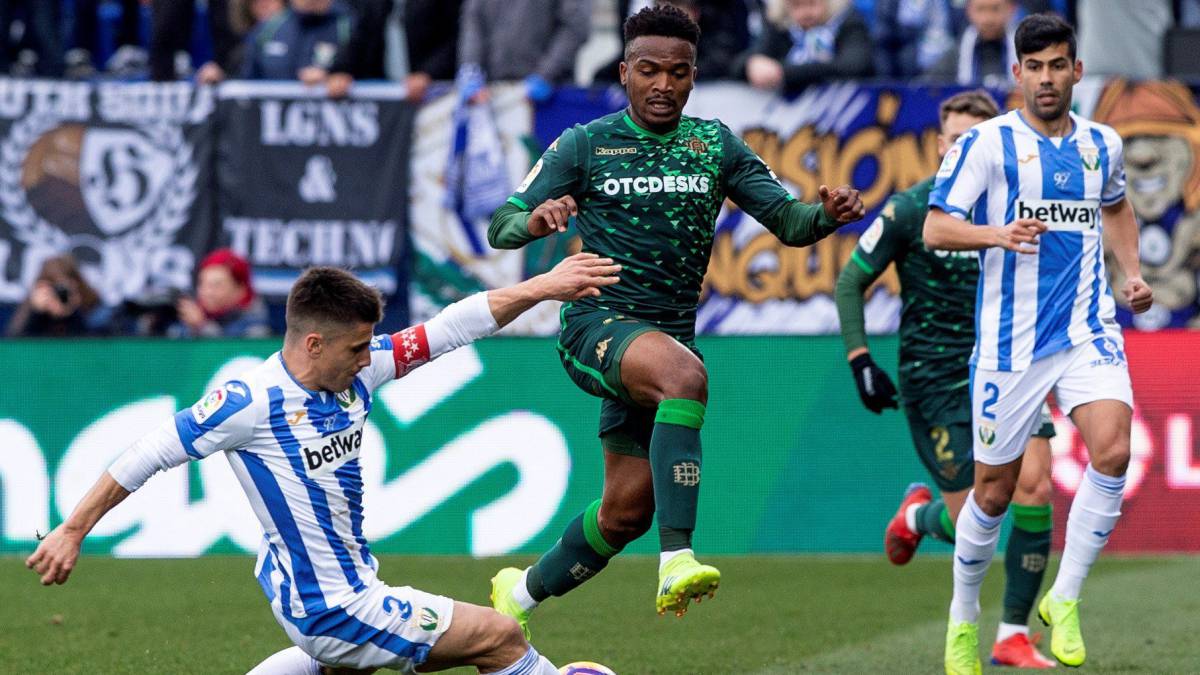 El defensa del Leganés Unai Bustinza