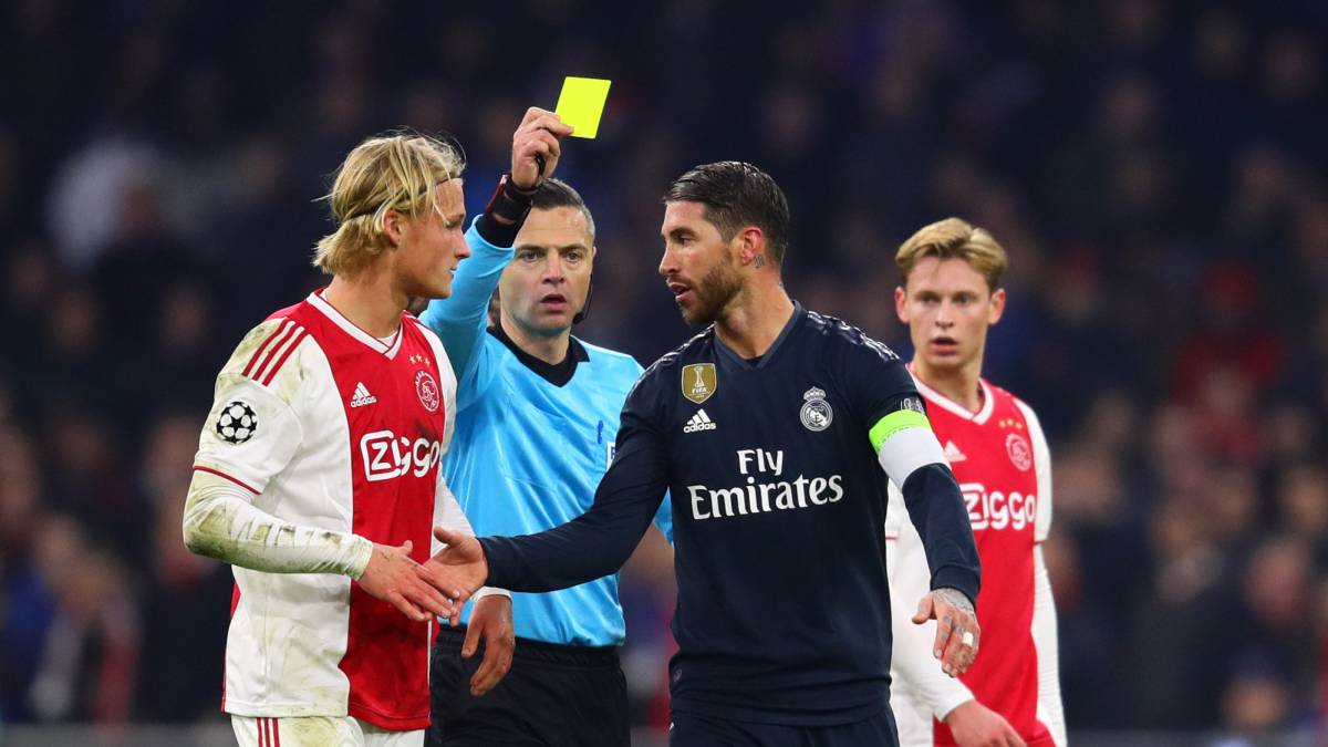 La UEFA abre una investigación a Ramos por su tarjeta amarilla