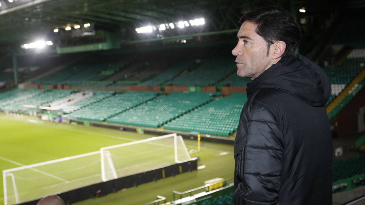 Marcelino García Toral, en Celtic Park.