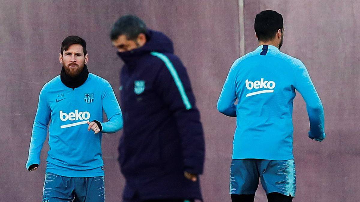 Messi y Suárez, 'cómplices' de la renovación de Valverde