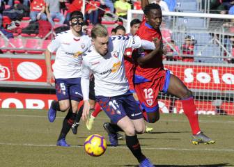 Osasuna consigue un punto en el último minuto