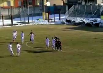 Los goles del 20-0 en Italia ante siete juveniles: las jugadas de estrategia definen el caos