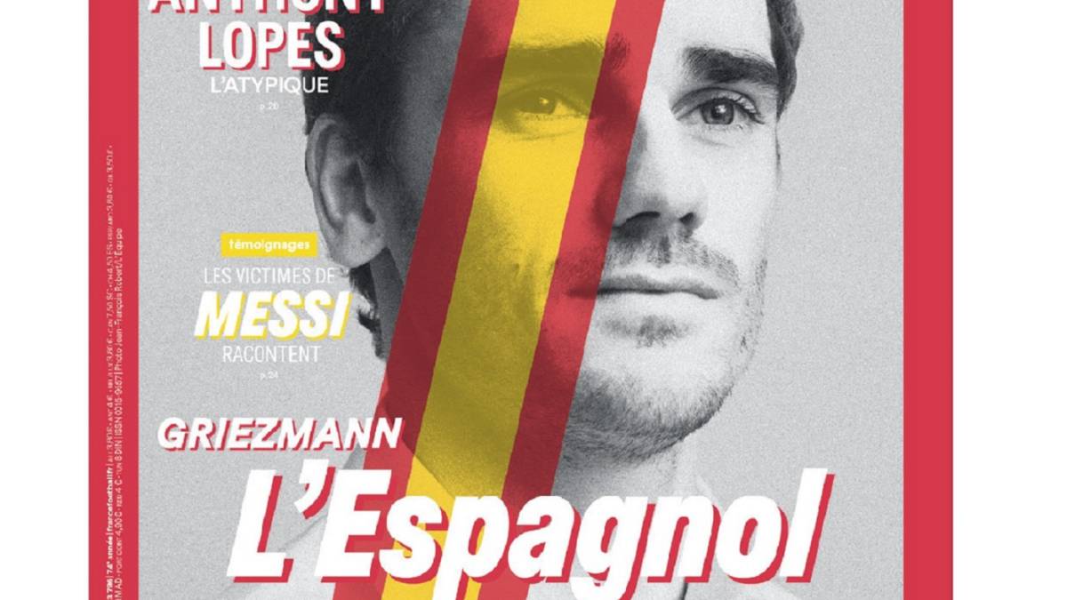La portada de France Football sobre Griezmann: 'El español'