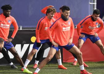 El Atleti preparó el duelo ante la Juve sin Lucas y sin pistas sobre el once