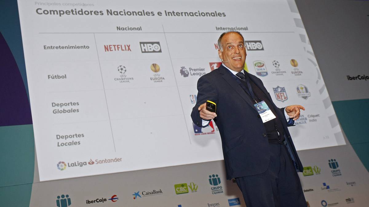 The Times: Tebas, candidato para ser el nuevo CEO de la Premier